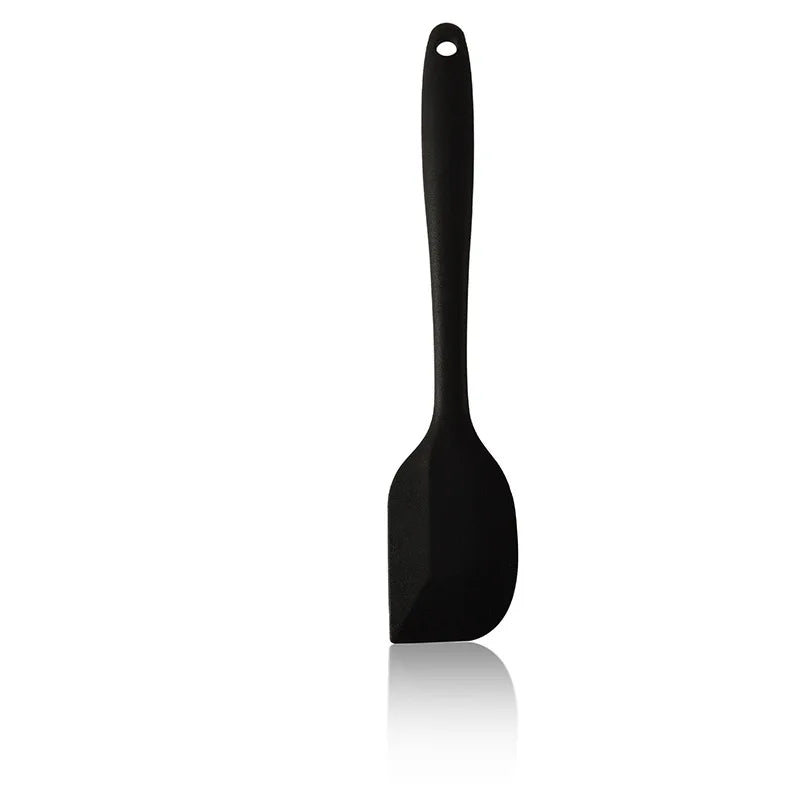 LMETJMA 27 cm Silicone Spatula Heat Resistant Non-Stick Flexible Spatulas Scrapers Baking Cooking Spatula Mixing Tool KC0448