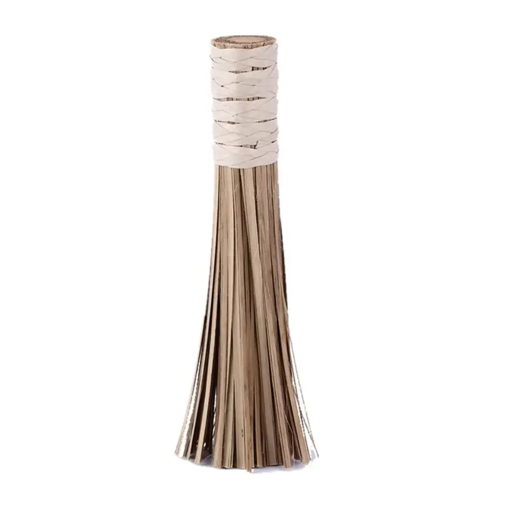 1PC 7 Inches Length Wok Brush Cleaning Whisk Traditional Bamboo Wok Brushes Kitchen Tools