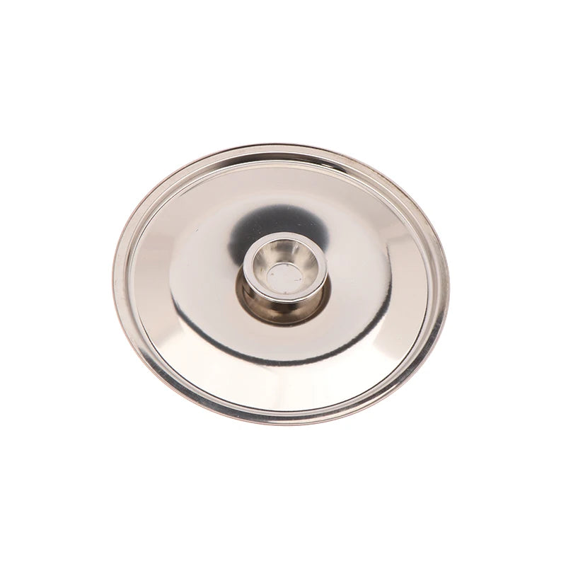 1Piece 10/12/14/16/18/20/22/24/26cm Silver Round Pot Lid Replacement Kitchen Thicken Stainless Steel Saucepan Cover