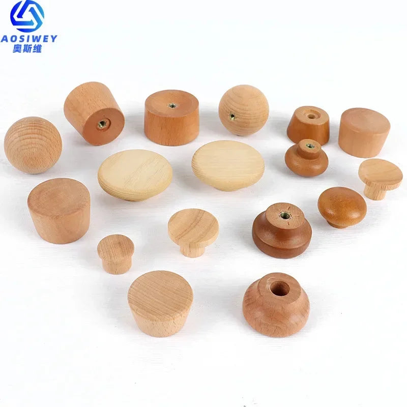 1Pcs Universal type Pan Cover Handle Single hole Lid Wood Handle Kitchen Utensils Soup Pot Lid Accessory Cookware Parts Knobs