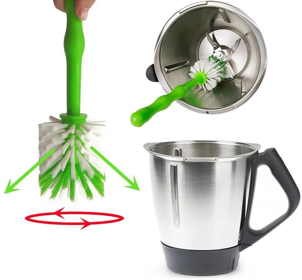 Blade Knife Cleaner Bowl Pot Washing Tool Cleaning Scrubbing Brush Ideal for Thermomix TM5 TM6 TM31 TM7 Mixer Monsieur Cuisine