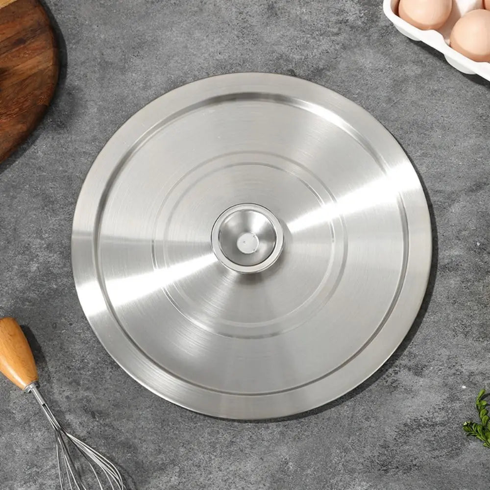 20-40cm Stainless Steel Pot Lids Universal Cookware Lid Reusable Frying Pan Metal Lid Bowl Cover Restaurant Kitchenware