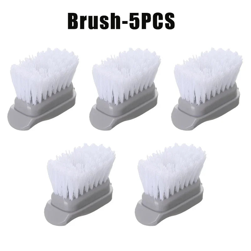 New Dishwand Set No-Scratch Soap Dishwashing Brush Scrubber Kitchen Cleaning Sponge Cleaning Brush for Pots Dishes Sink Comes