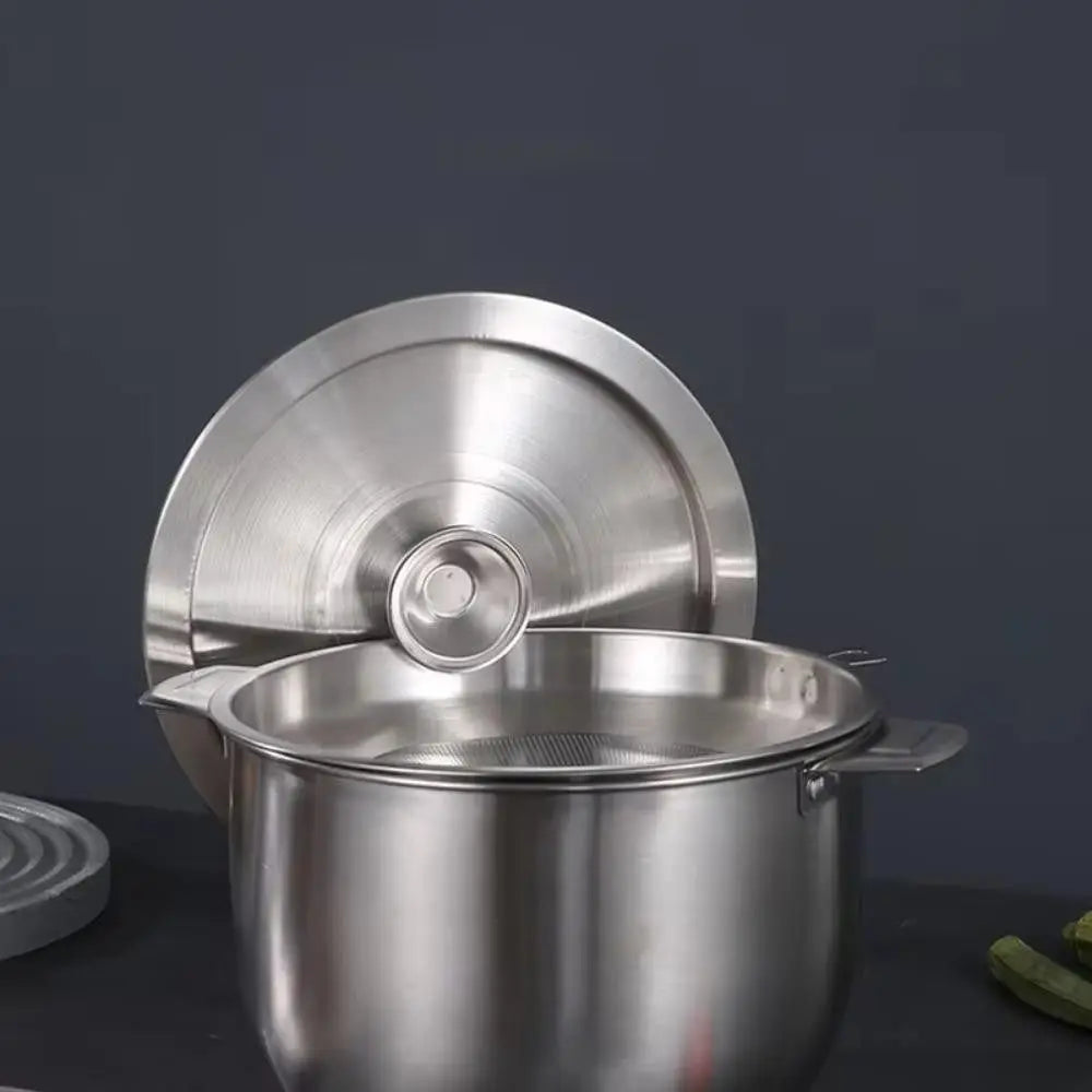 20-40cm Stainless Steel Pot Lids Universal Cookware Lid Reusable Frying Pan Metal Lid Bowl Cover Restaurant Kitchenware