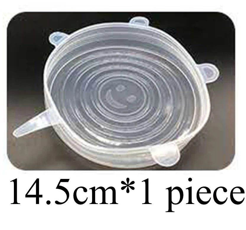 16 Sizes Silicone Stretch Lids Universal Lid Silicone Bowl Pot Lid Silicone Cover Pan Cooking Food Fresh Cover Microwave Cover