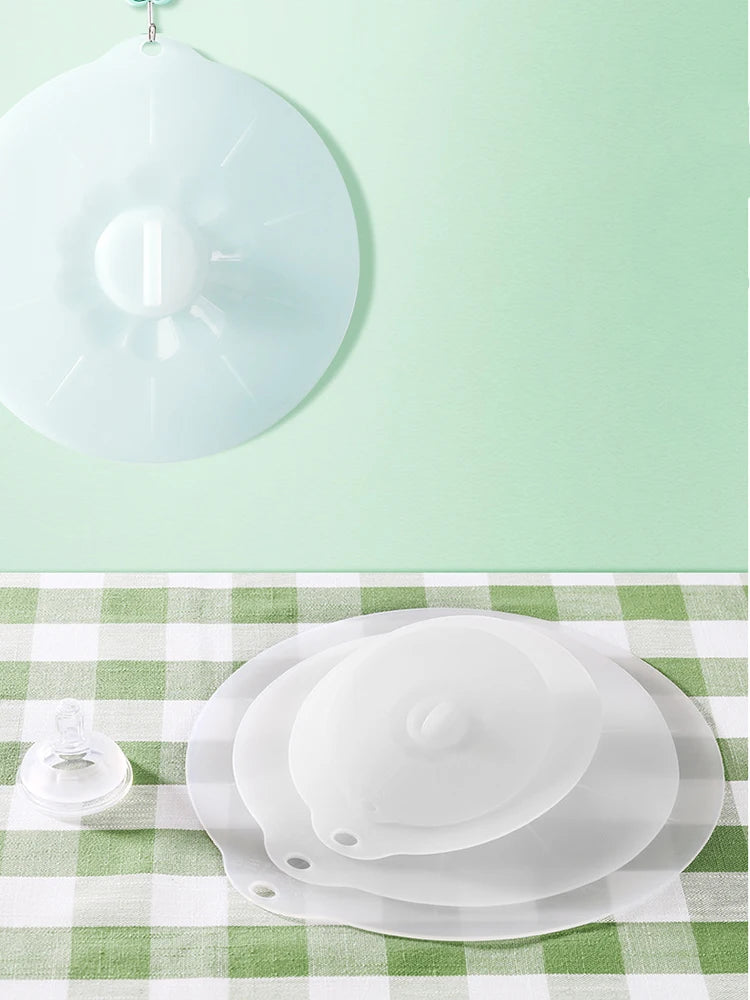 3/5PCS Silicone Microwave Bowl Cover Cooking Pot Pan Lid Cover Food Wrap Cooking Tools Kitchen Utensil Fresh-keeping Bowl Lid