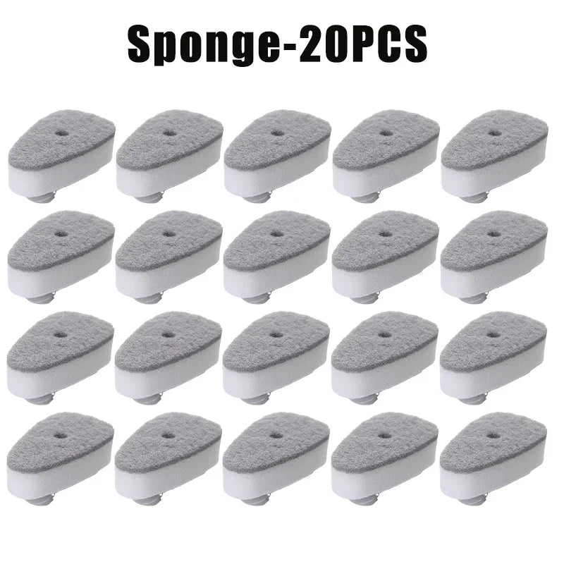 New Dishwand Set No-Scratch Soap Dishwashing Brush Scrubber Kitchen Cleaning Sponge Cleaning Brush for Pots Dishes Sink Comes