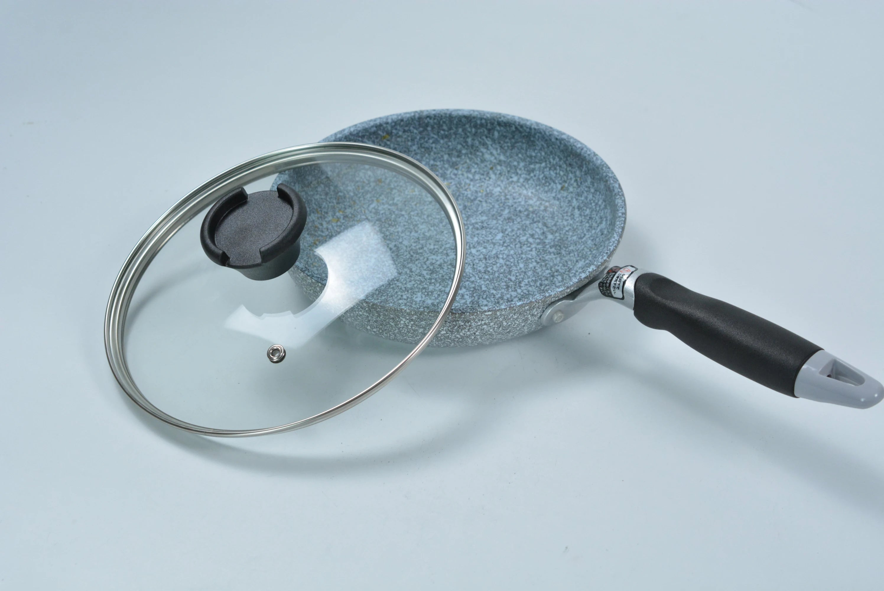 20cm 24cm 26cm 28cm Stainless steel Thick Transparent Tempered Glass Lid cover Soup Pot Saucepan Frying Pan Wok Lid With Knob