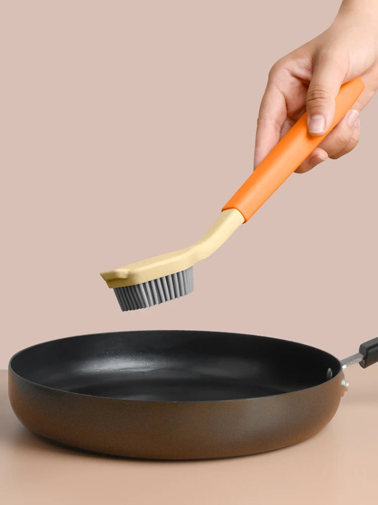 Kitchen Silicone Dishwashing Brush, Non Stick Pot Cleaning Brush, Dishwashing Sink Cleaning Brush, Kitchen Cleaning Brush