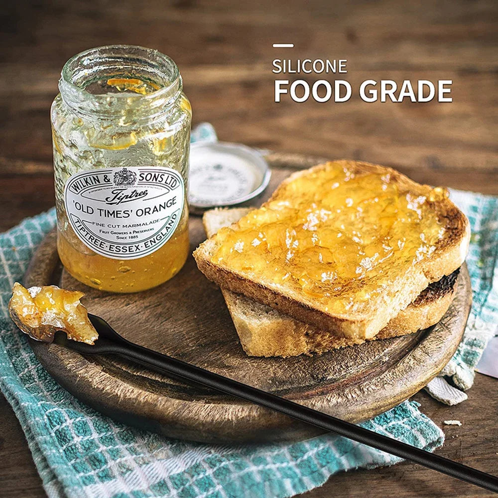 6Pcs Silicone Spatula Set Food Grade Non Stick Heat Resistant Spatulas Turner for Cooking Baking Mixing Baking Tools