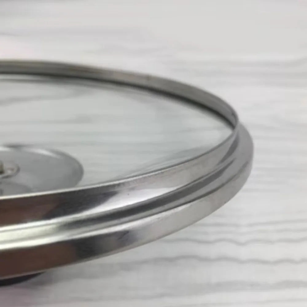 Durable Universal Pot Cover Round Tempered Glass Pot Lid Anti-scalding Visible Frying Pan Cover Kitchen Accessories