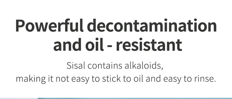 Natural Wooden Pot Brush With Sisal Bristles Durable Strong Scrubbing Eco Friendly Dish Brush For Cast Iron Skillet Pots Pans