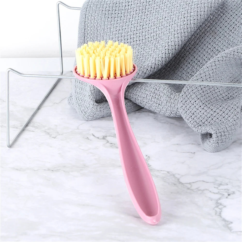 Wash Pot Brush Fine Bristles Easy To Produce Foam No Oil Long Handle Home Supplies Hangable Dishwashing Brush Multi-function