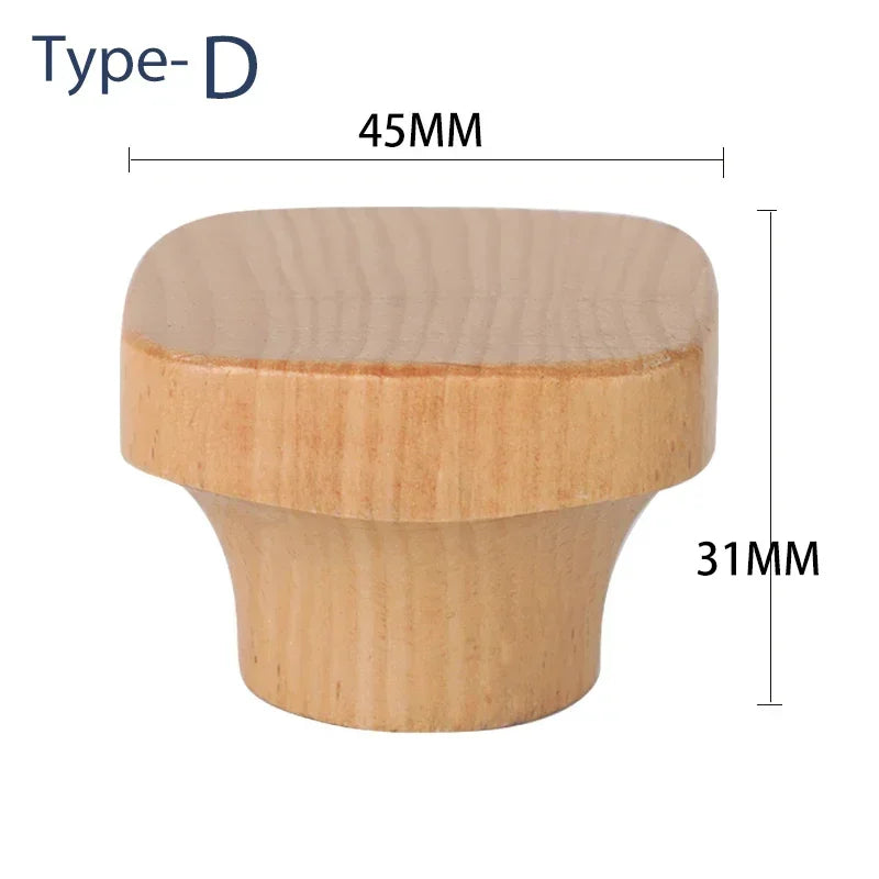 1Pcs Universal type Pan Cover Handle Single hole Lid Wood Handle Kitchen Utensils Soup Pot Lid Accessory Cookware Parts Knobs